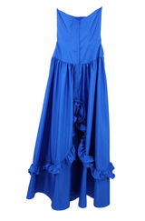 Maxi Dress Ruffled Blue Size 6