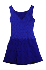 Karen Millen Mini Dress Fit-And-Flare Blue Size 10