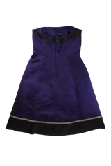 zero Mini Dress A-Line Purple Size 10