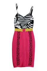 Celeb Boutique Mini Dress Bodycon Pink Size S