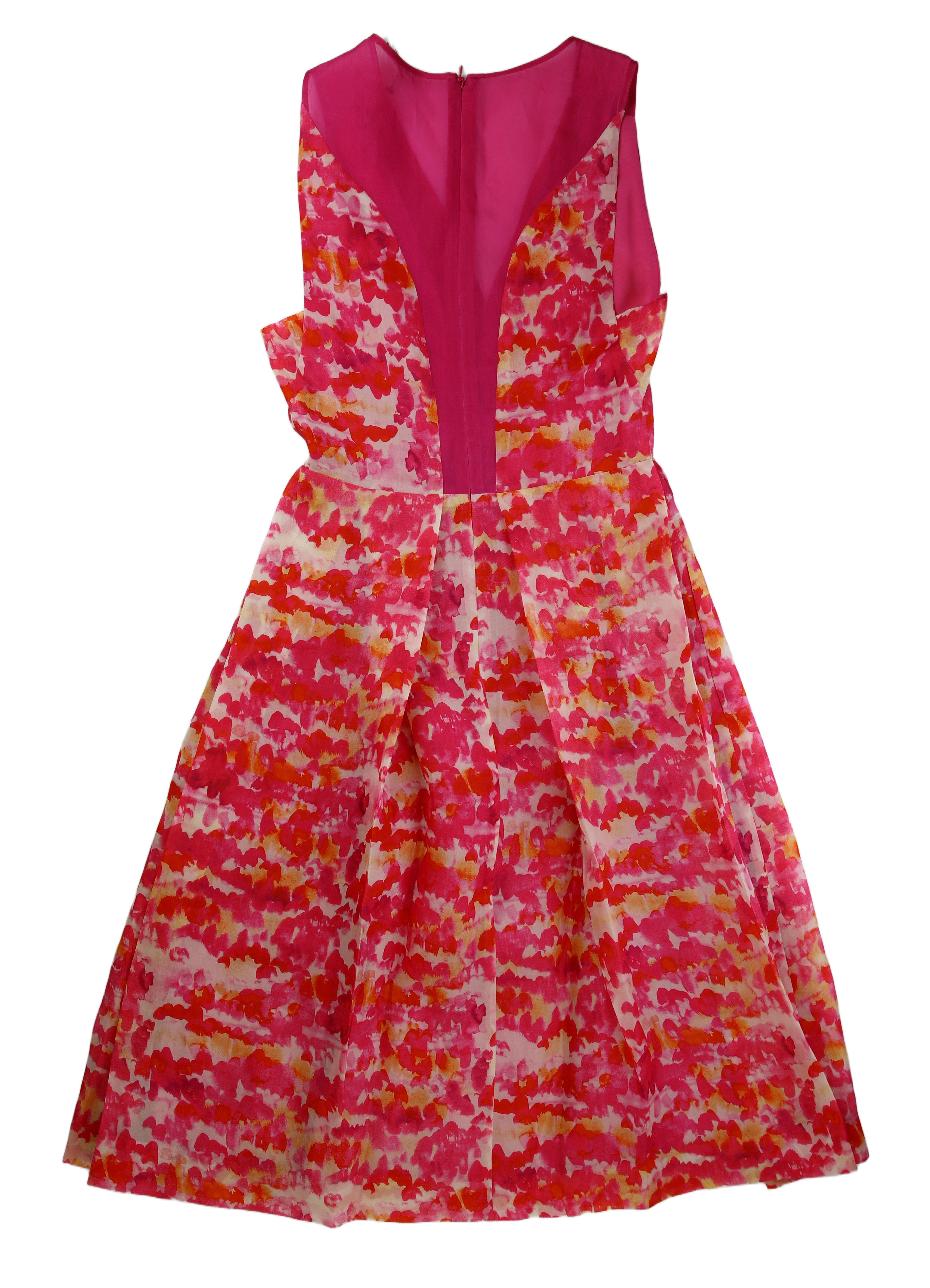 Whistles Mini Dress Skater Pink Size 8