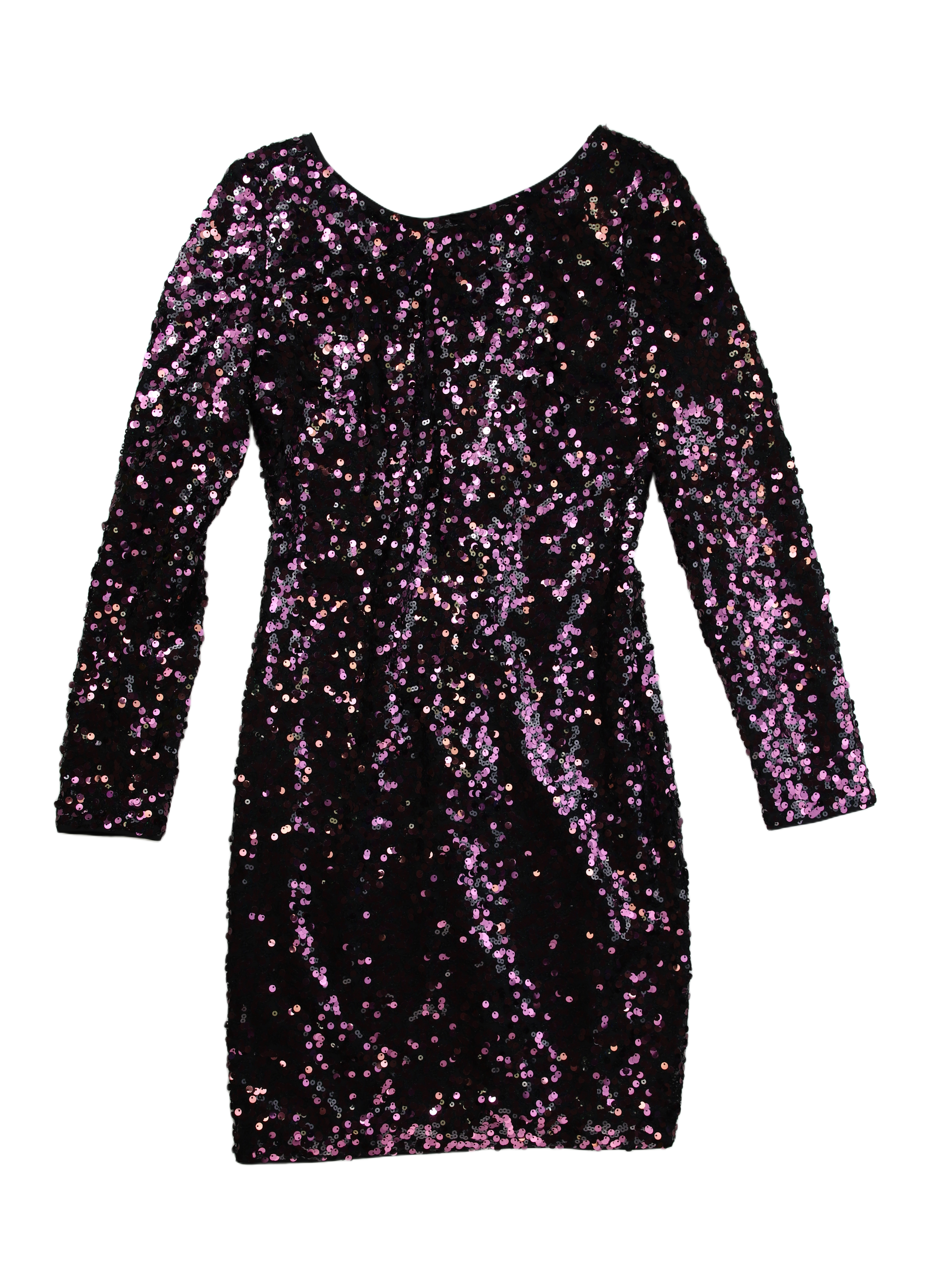 Hugo Mini Dress Sheath Black Size 8