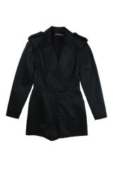 Lavish Alice Playsuit Tailored Black Size 10
