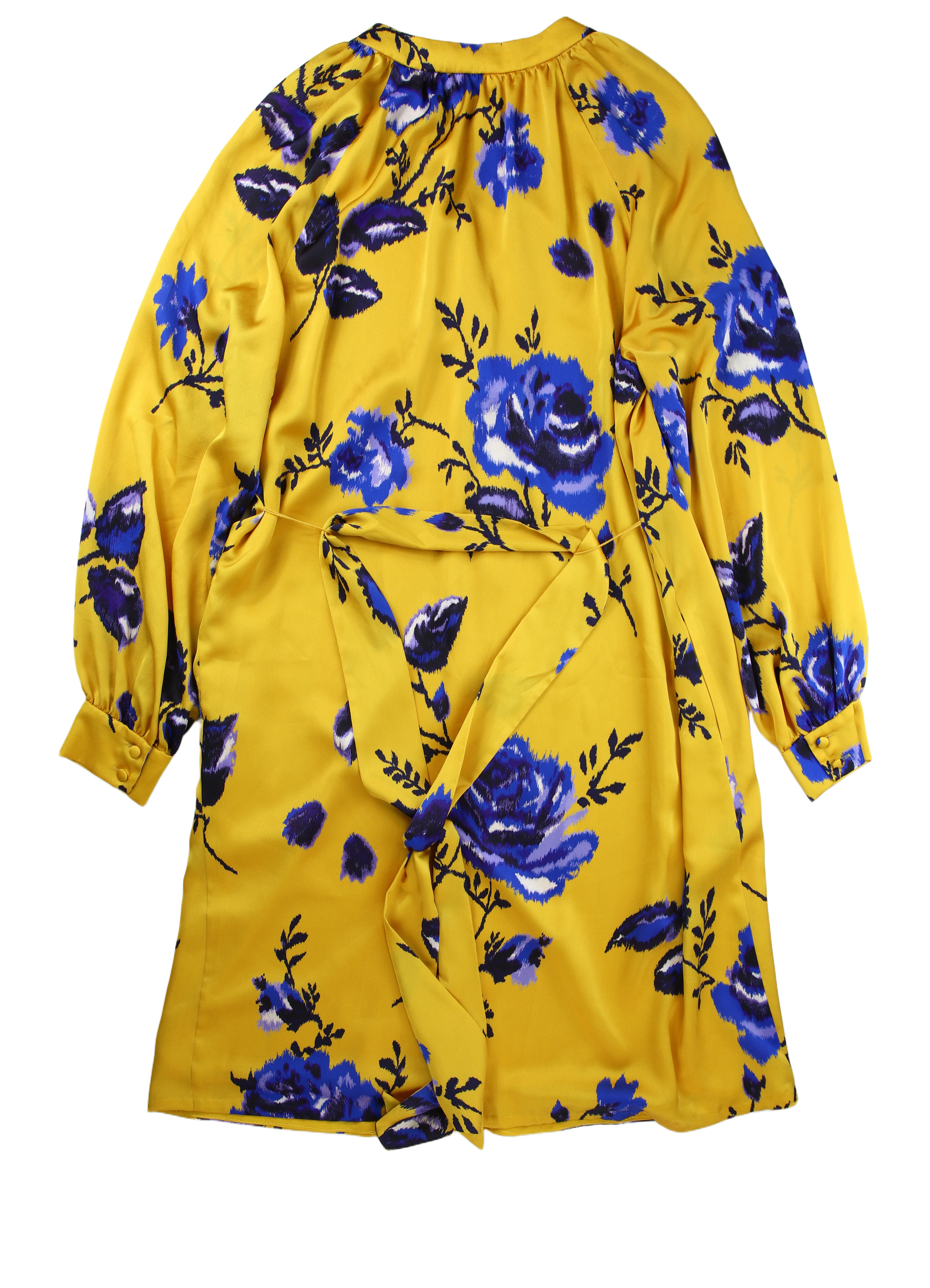Hobbs Mini Dress Shift Yellow Size 14