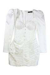 Lavish Alice Mini Dress Corset White Size 8