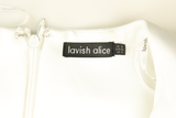 Lavish Alice Mini Dress Corset White Size 8