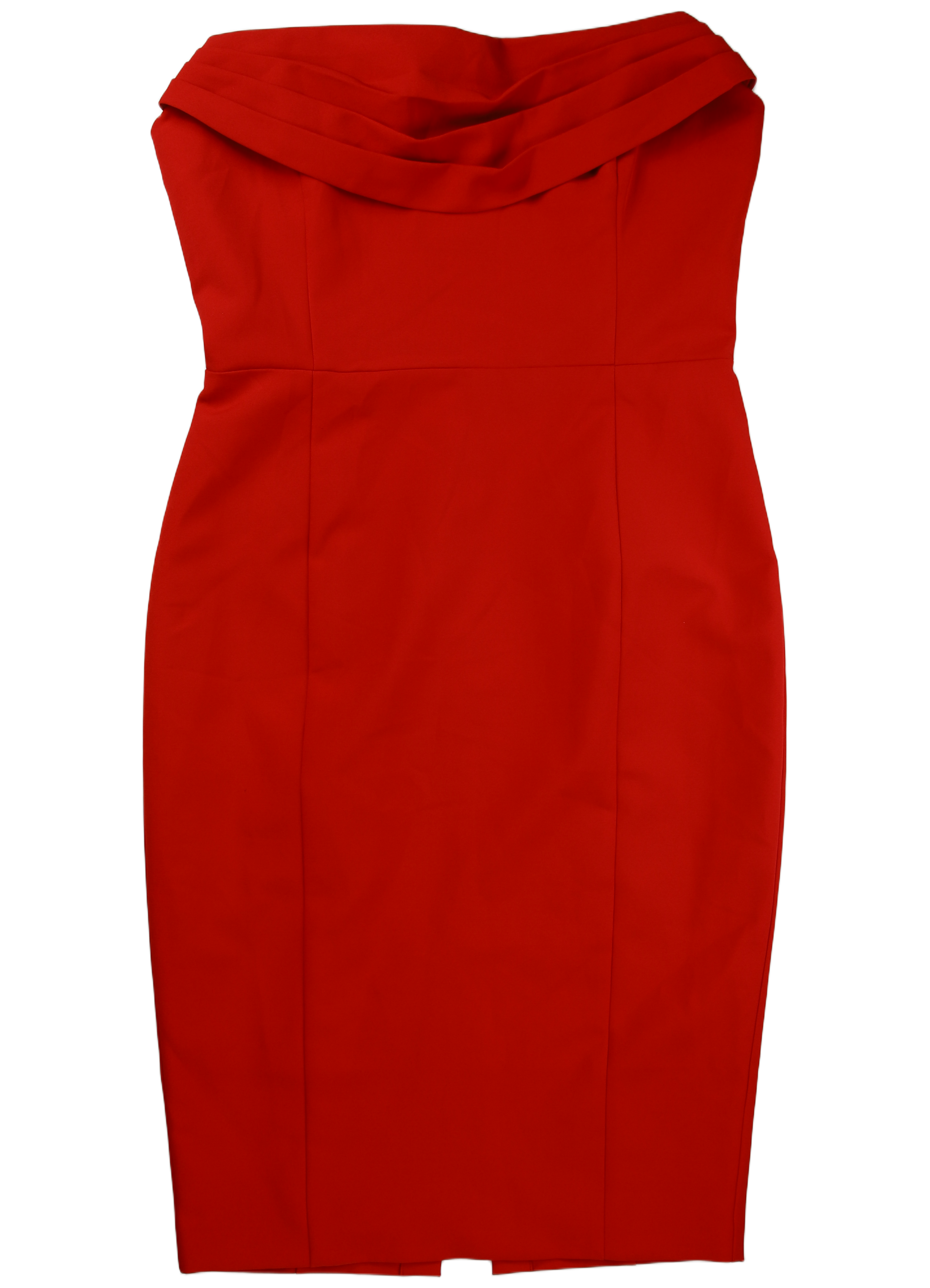 Lavish Alice Mini Dress Strapless Sheath Red Size 14