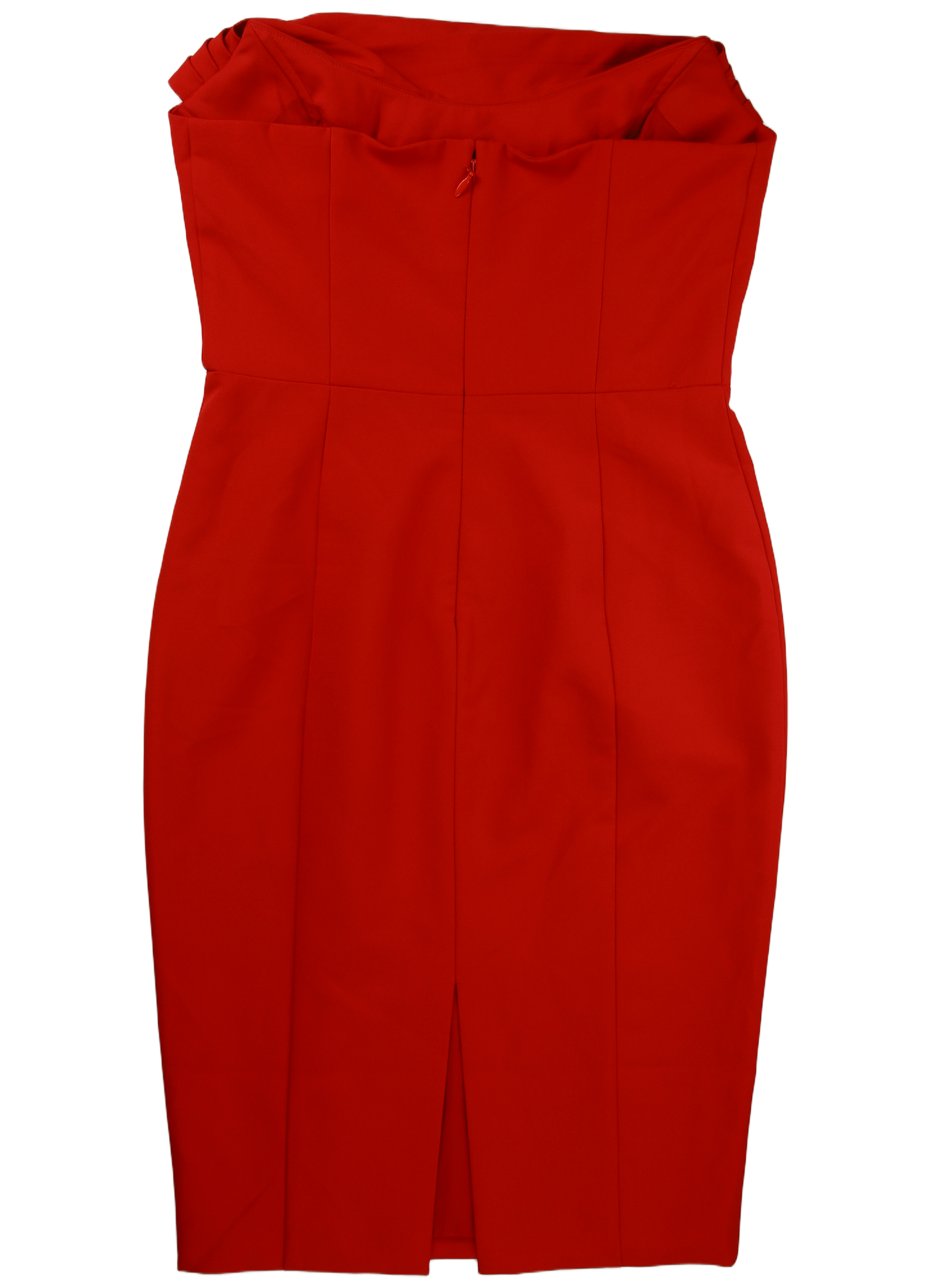 Lavish Alice Mini Dress Strapless Sheath Red Size 14