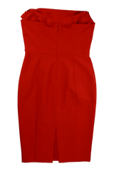 Lavish Alice Mini Dress Strapless Sheath Red Size 14