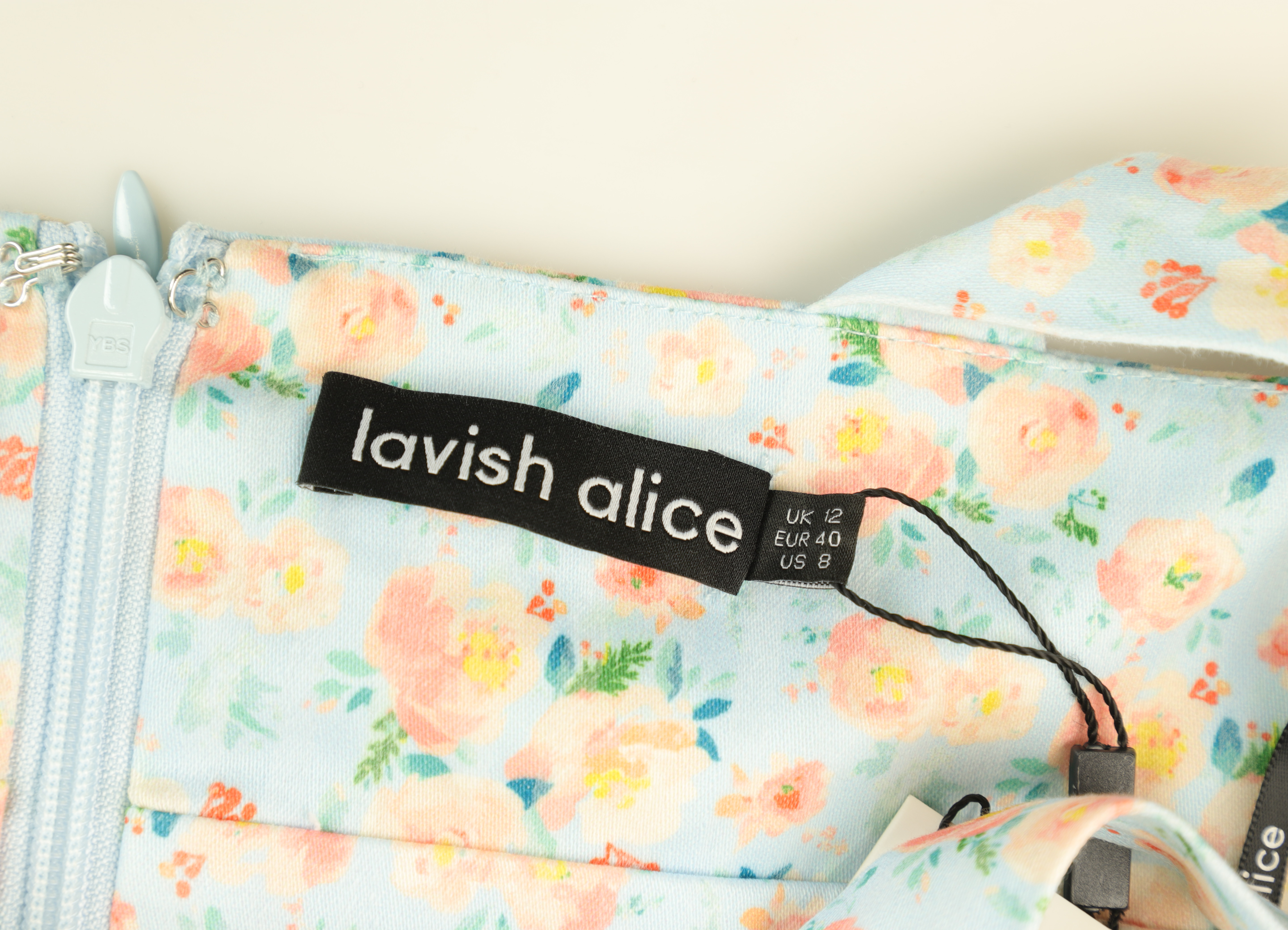 Lavish Alice Midi Dress Bustier Blue