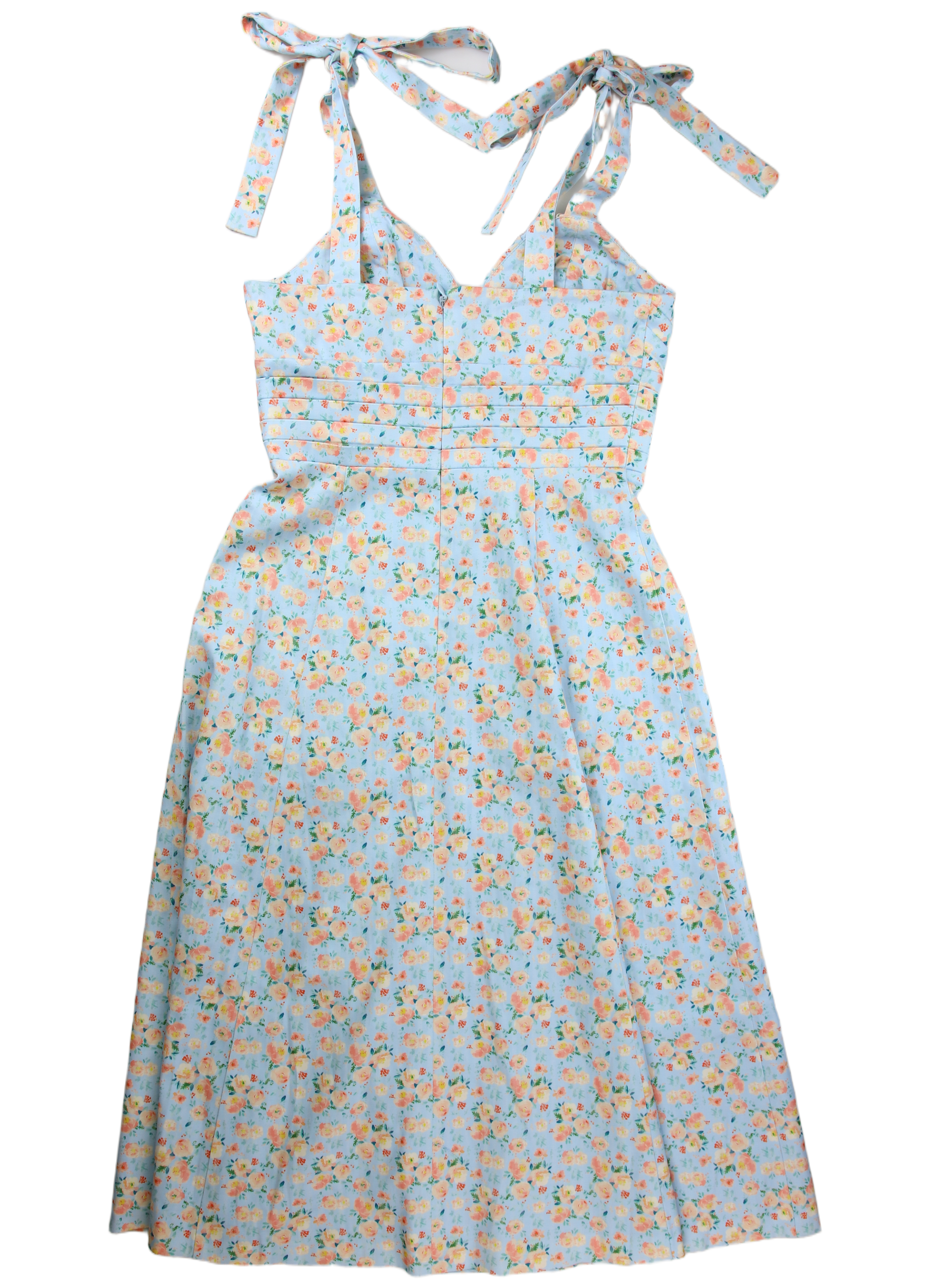 Lavish Alice Midi Dress Bustier Blue