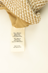 L'Agence Top Woven Bralette Beige Size S