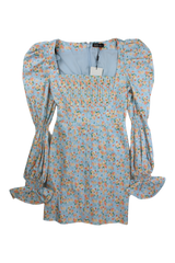 Lavish Alice Smock Dress Blue
