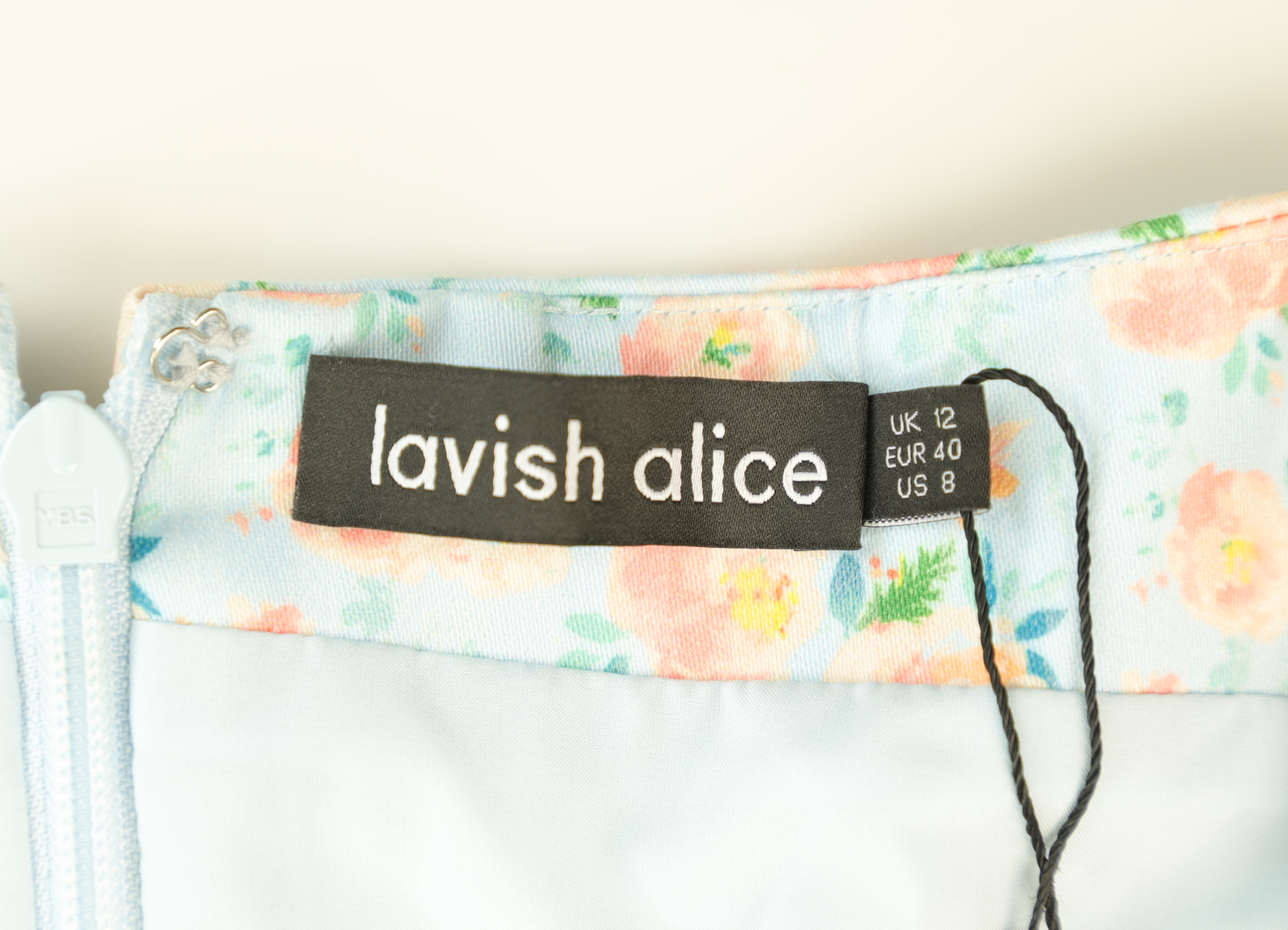 Lavish Alice Smock Dress Blue