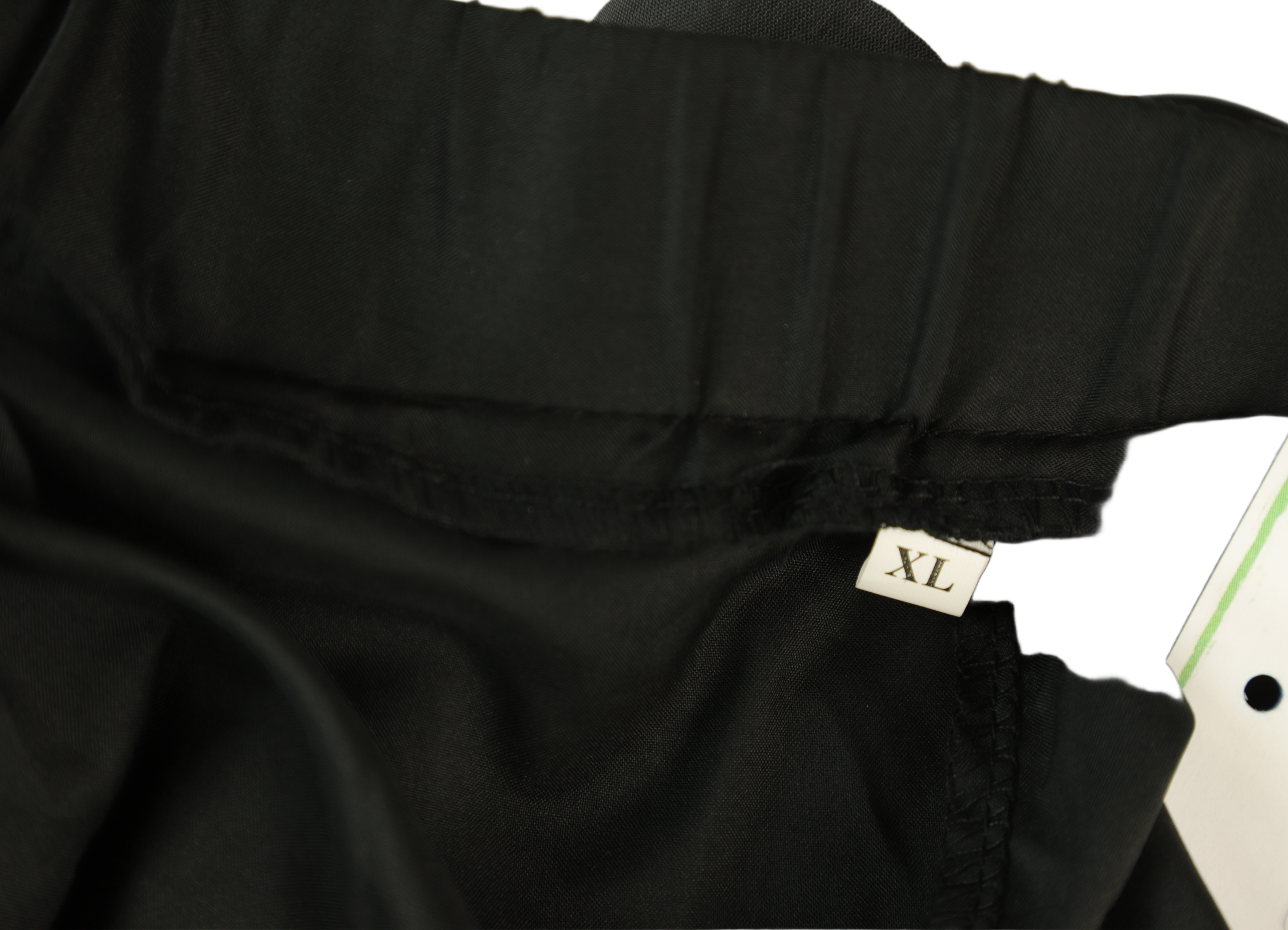 Trousers Layered Applique Black Size XL