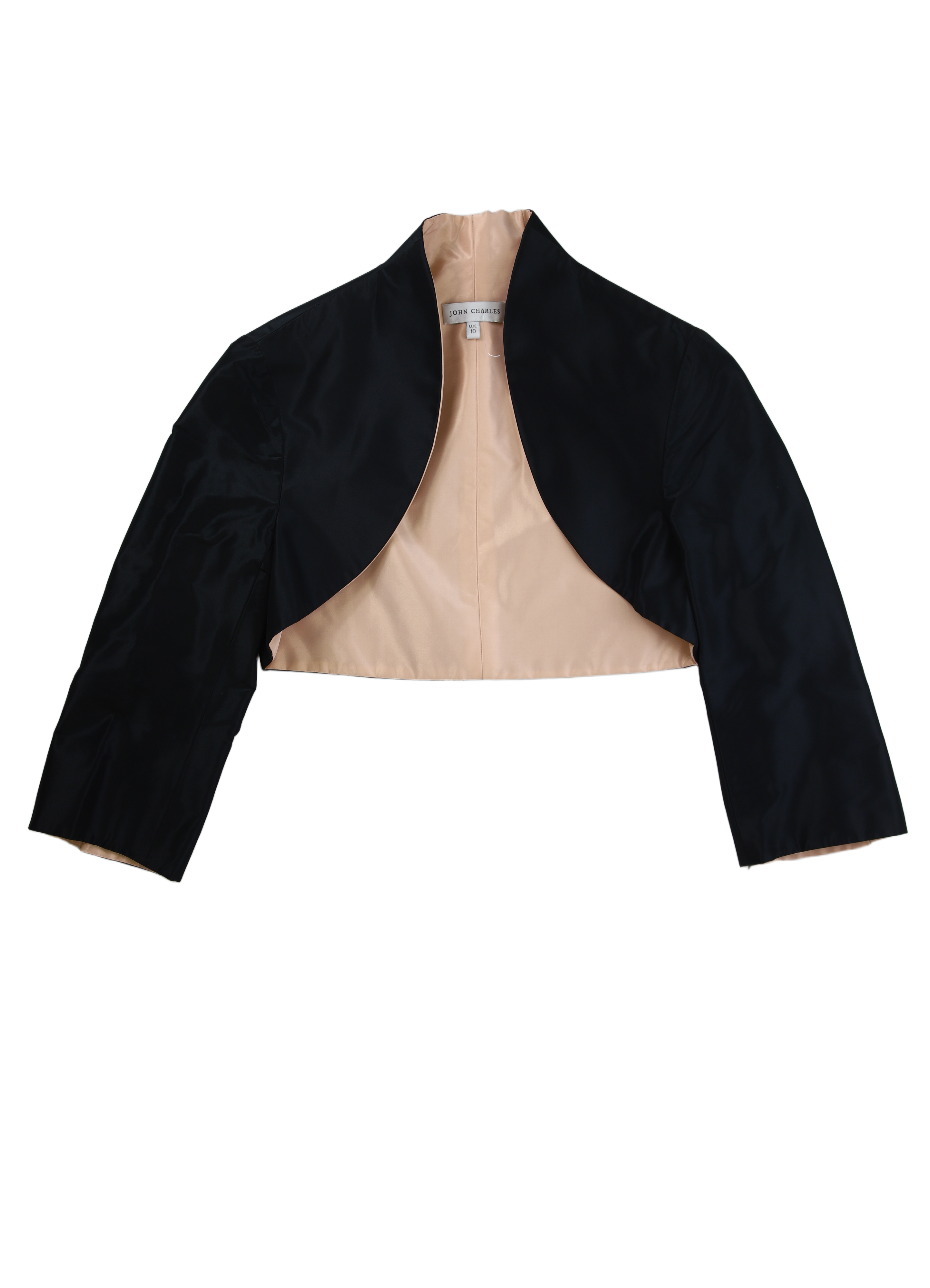 John Charles Coat Bolero Black Size 10