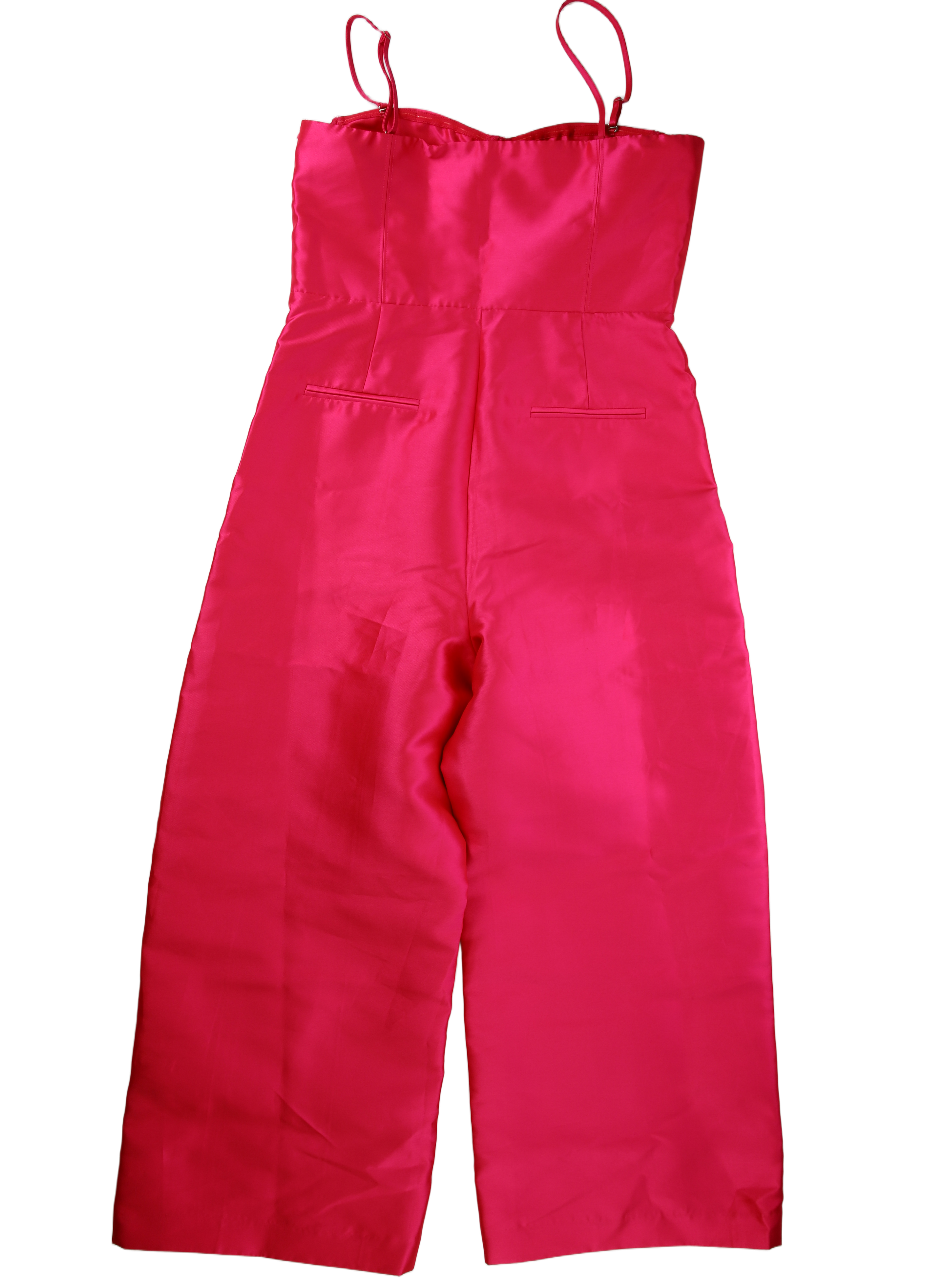 Warehouse Jumpsuit Bustier Pink Size 14