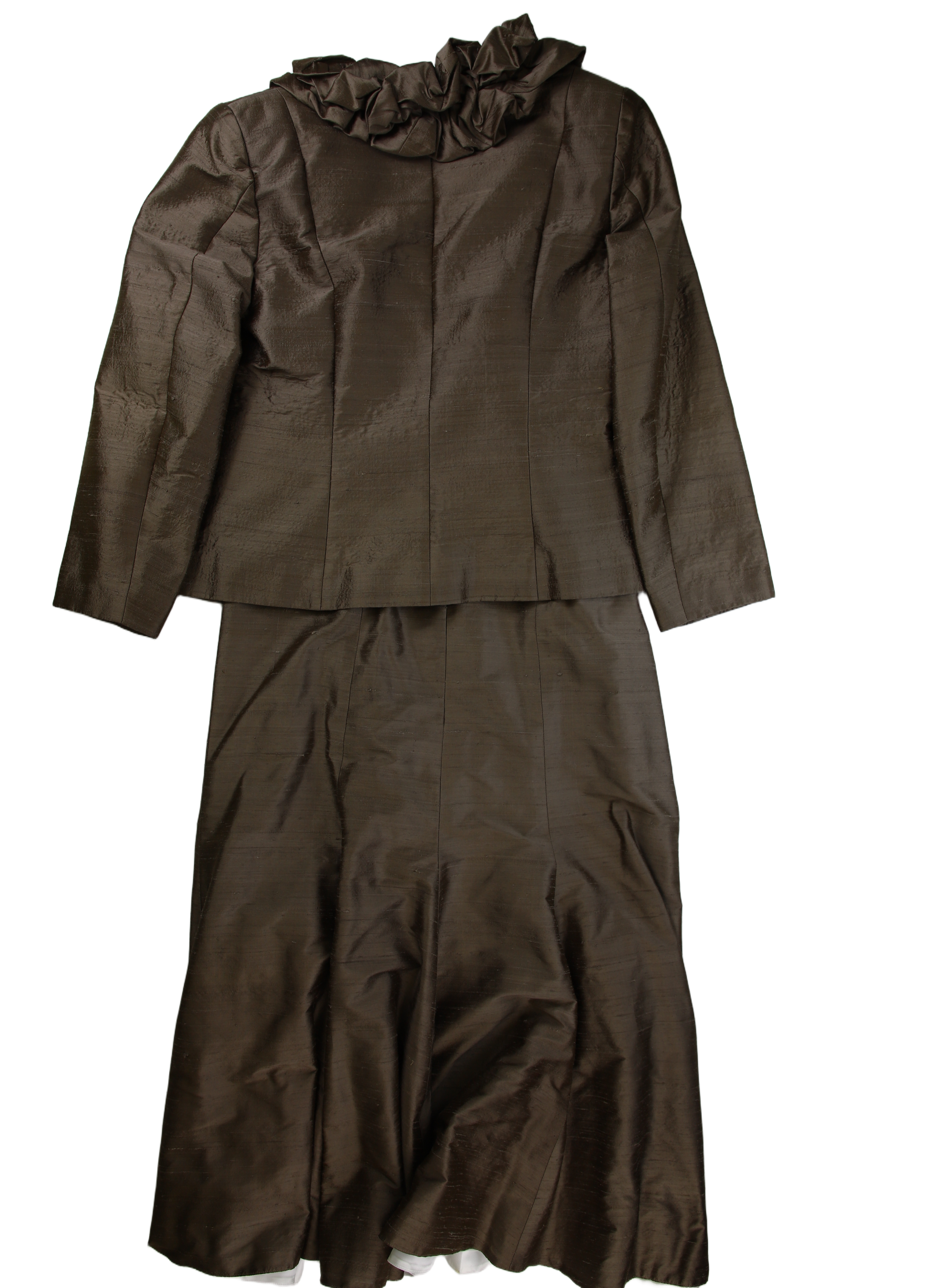 Judy Mott Midi Dress Tailored Brown