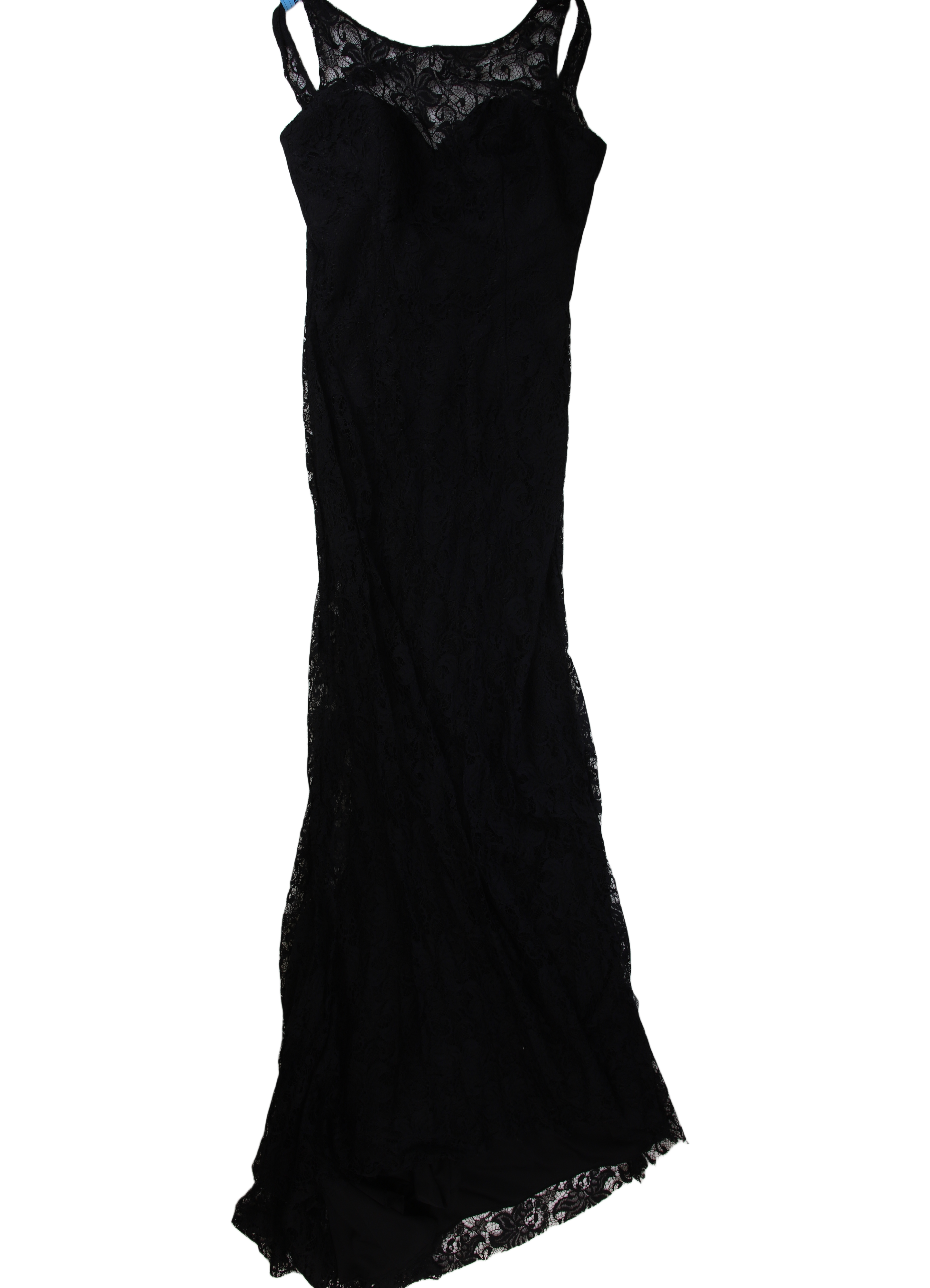 Maxi Dress Mermaid Black Size 14