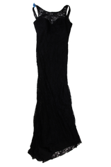 Maxi Dress Mermaid Black Size 14