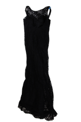 Maxi Dress Mermaid Black Size 14