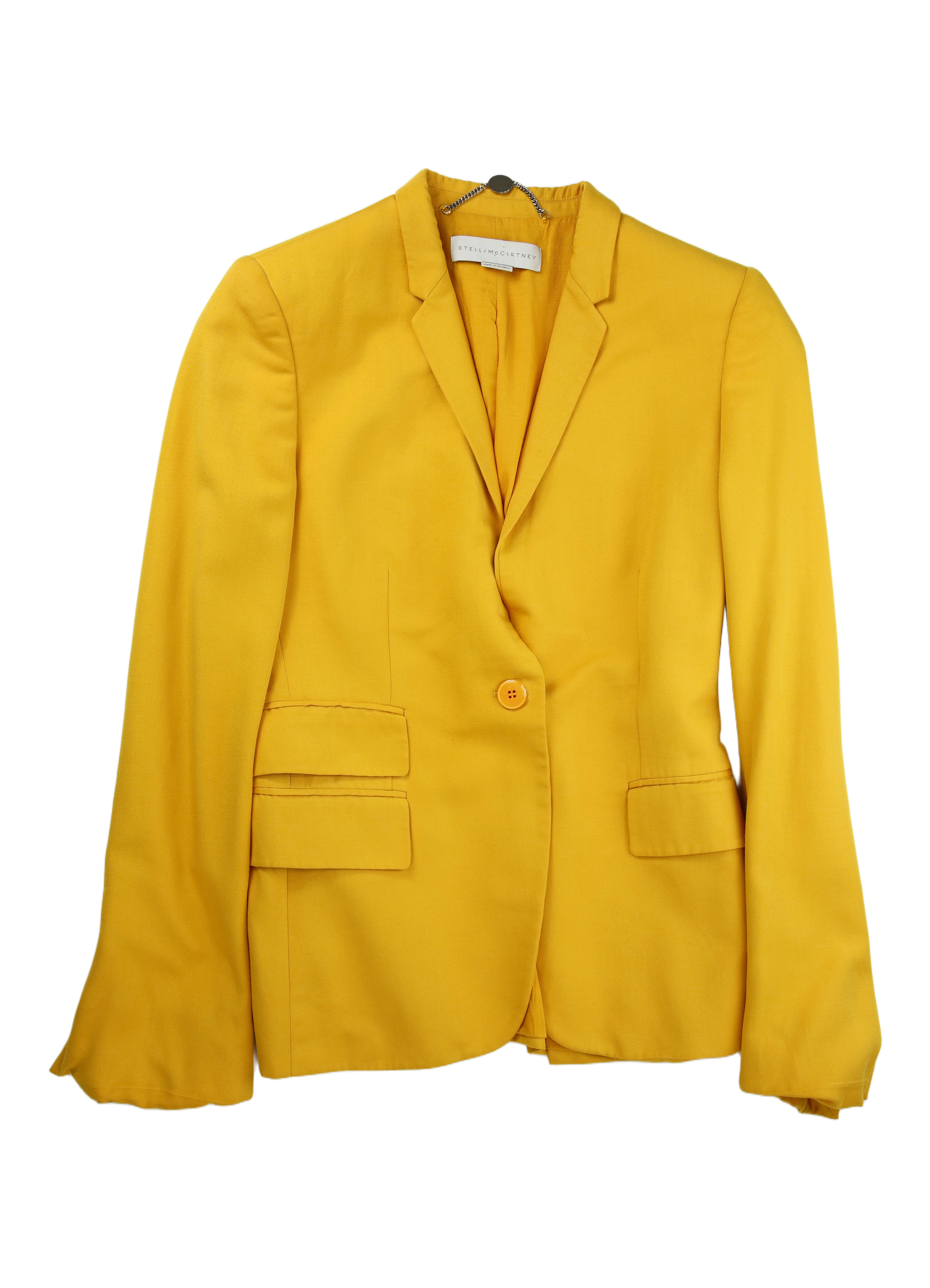 Stella McCartney Jacket Tailored Yellow Size 12