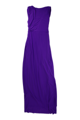 Coast Maxi Dress Draped Purple Size 12