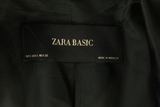 Zara Basic Coat Tuxedo Black Size S