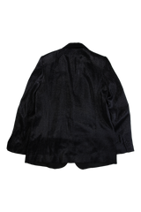 Zara Basic Coat Tuxedo Black Size S