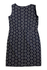 Carolina Herrera Mini Dress Shift Navy Size 14