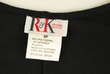 R&K Originals Midi Dress Shift Black Size 8 Petite