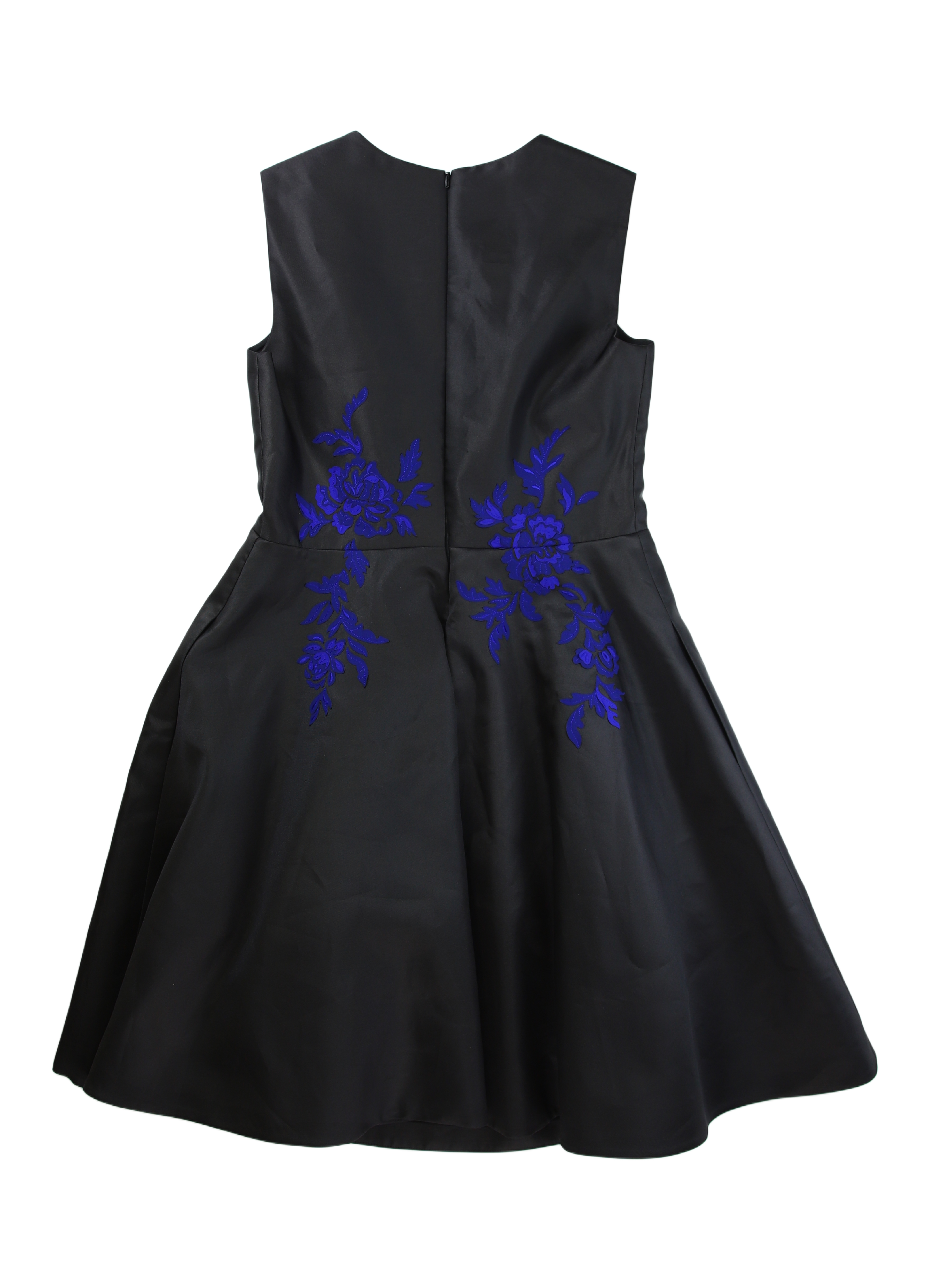 Karen Millen Mini Dress Fit-And-Flare Black Size 12