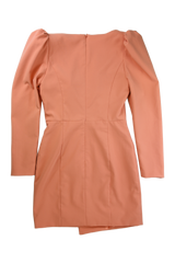 Lavish Alice Mini Dress Double-Breasted Orange