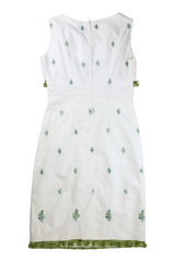 Mollie Tucker Midi Dress Sheath White Size M