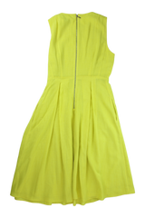 Cefinn Mini Dress Fit-and-Flare Yellow Size 14