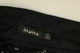 NAANAA Trousers Sequin Culotte Black Size 12