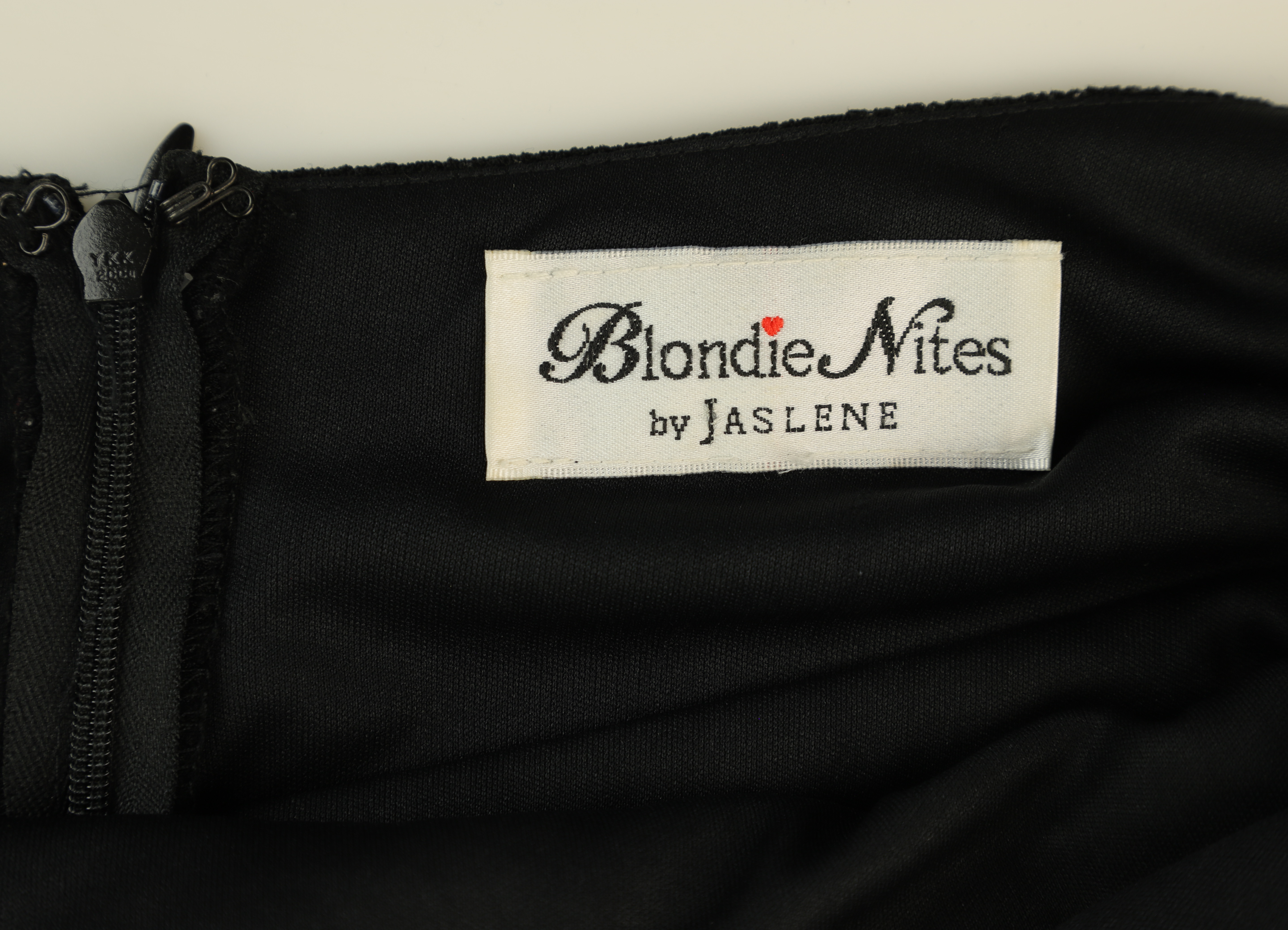 Blondie Nites Maxi Dress Plunging Column Black Size 8