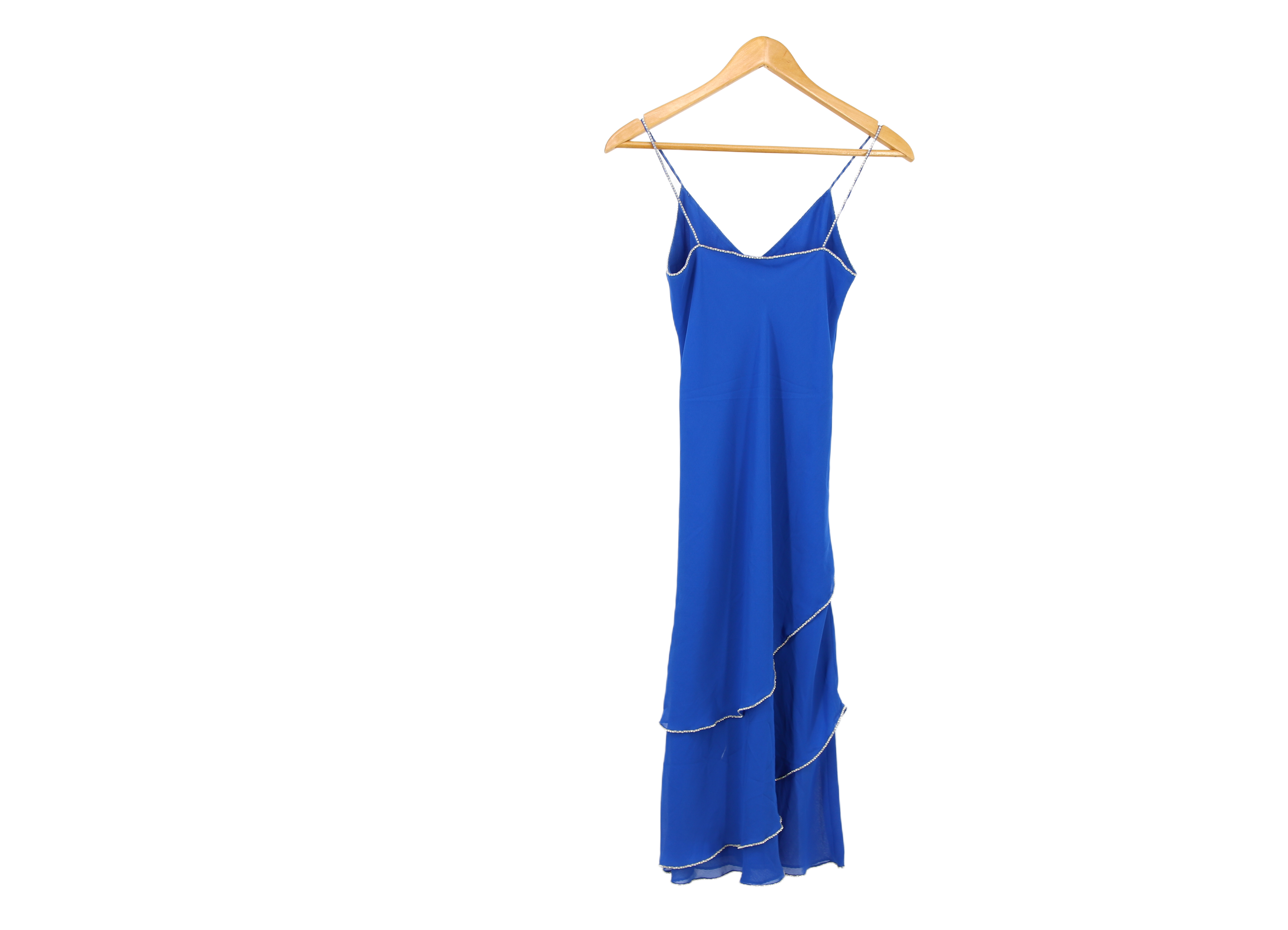 Janine's Fashions Maxi Dress Slip Blue Size 6