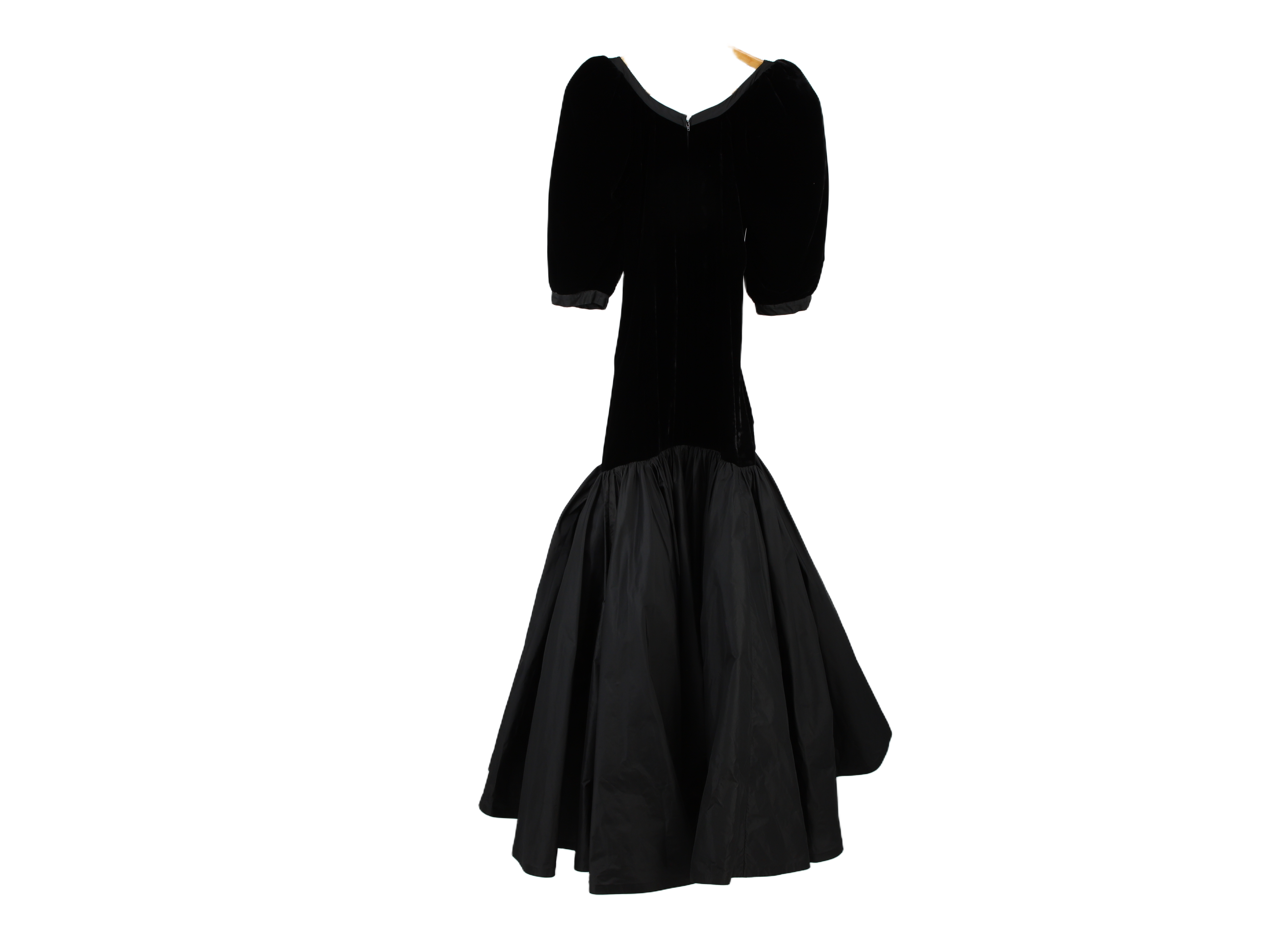 Bruce Oldfield Maxi Dress Mermaid Black Size 12