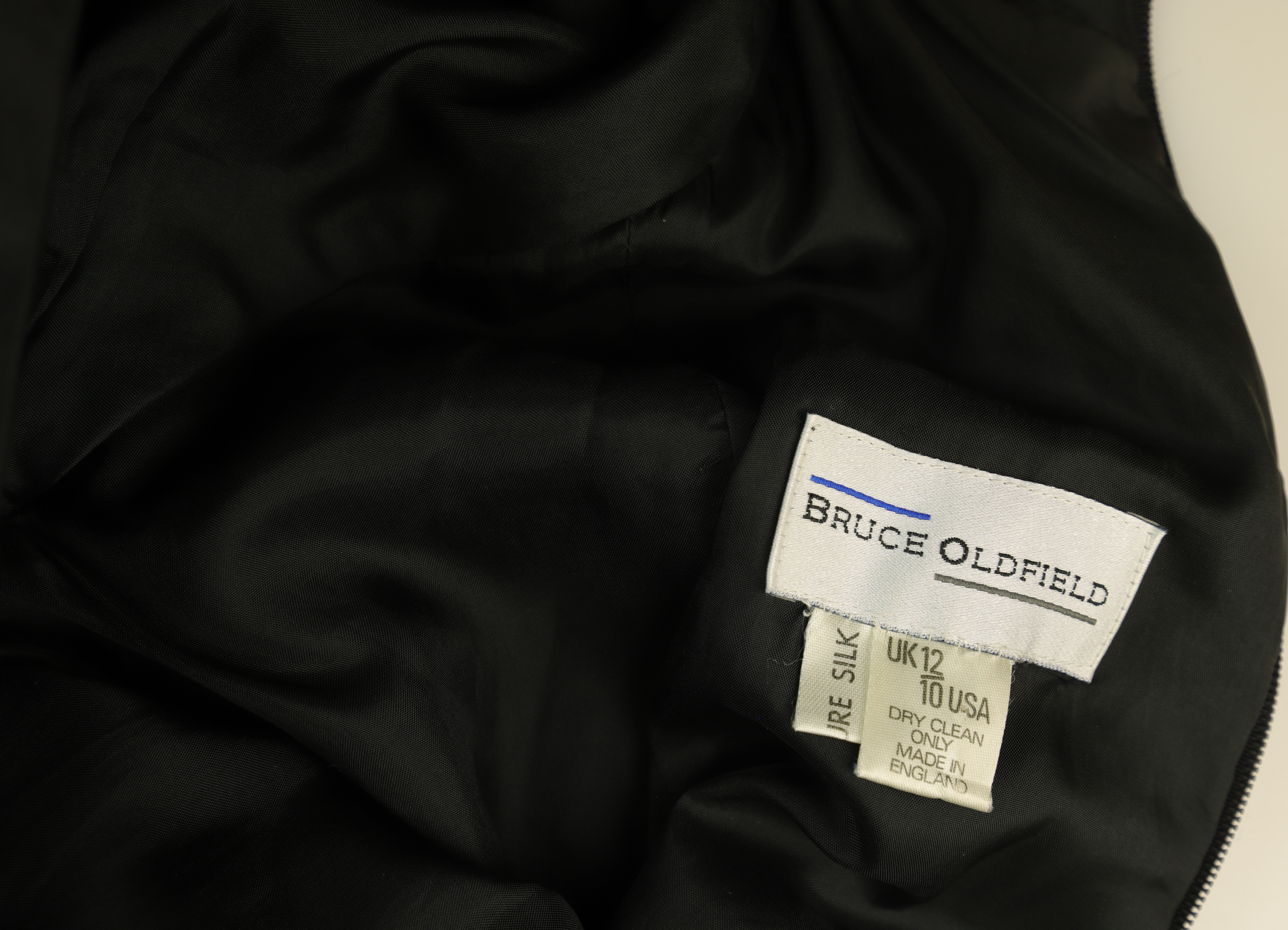 Bruce Oldfield Maxi Dress Mermaid Black Size 12