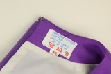Maxi Dress Belted Gown Purple Size 46