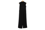 Calvin Klein Wide-Leg Tailored Jumpsuit Black Size 10