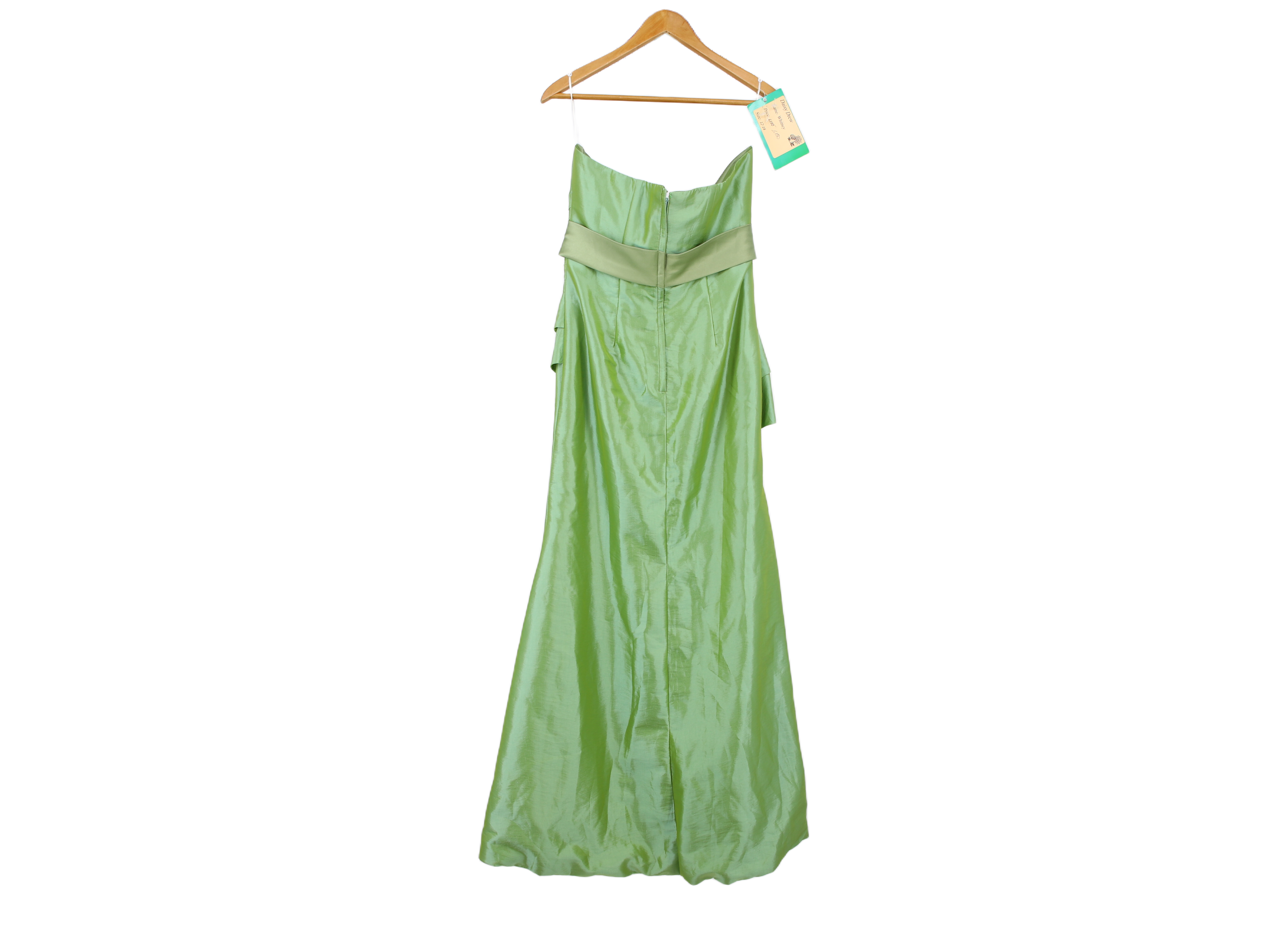 Daisy Drew Maxi Dress Draped Green Size 12-14