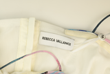 Rebecca Vallance Maxi Dress Ruched Bodice Pink Size 8