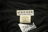 Jaeger Coat Longline Duster Black Size 10
