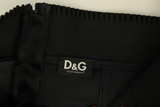 D&G Midi Dress Strapless Black Size 6