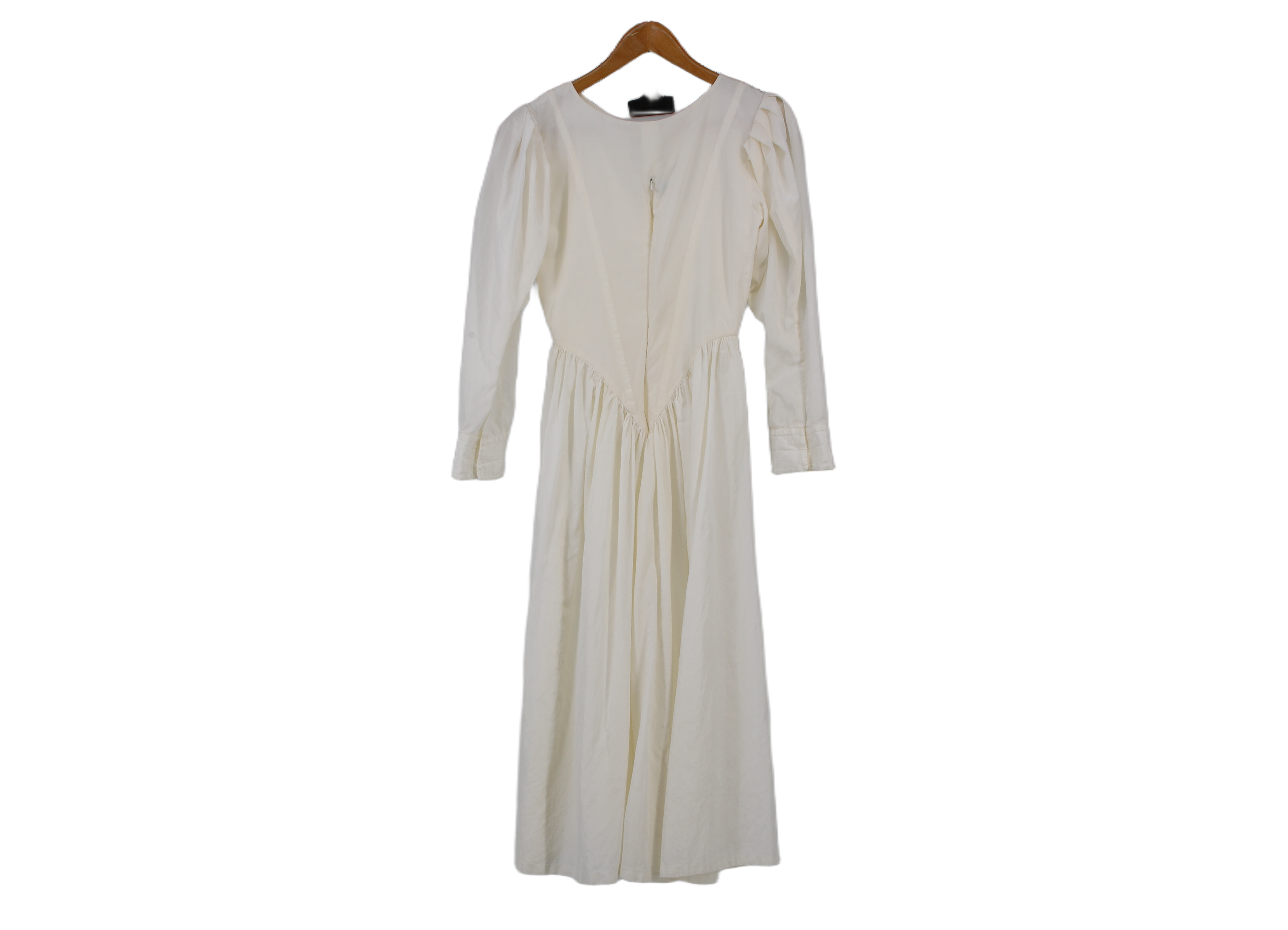 Maxi Dress Button-Front White Size 10