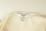 LK Bennett White Tie-Neck Blouse Size 12