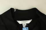 LK Bennett Black Ruched Maxi Dress Size 10