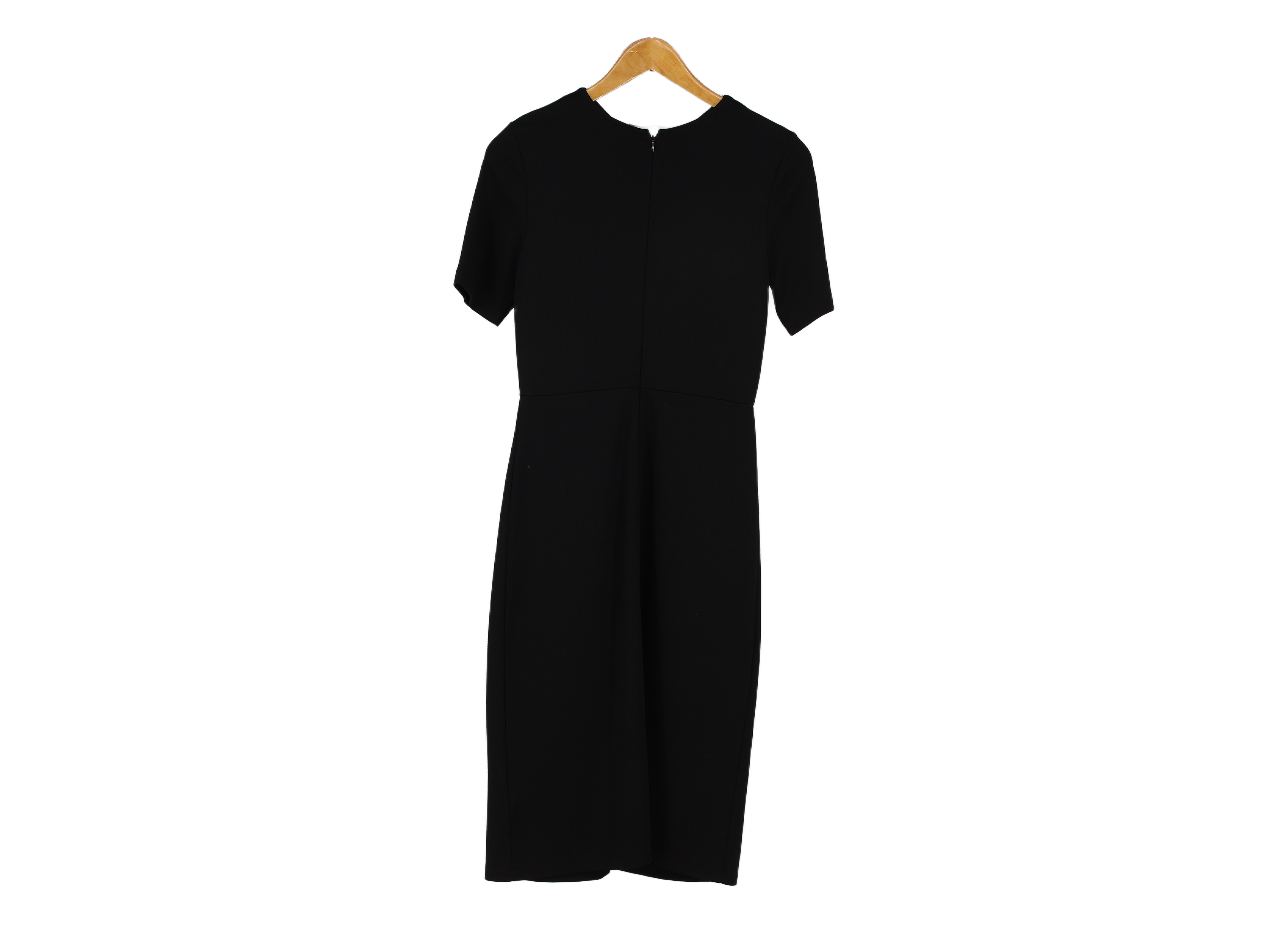 LK Bennett Black Ruched Maxi Dress Size 8